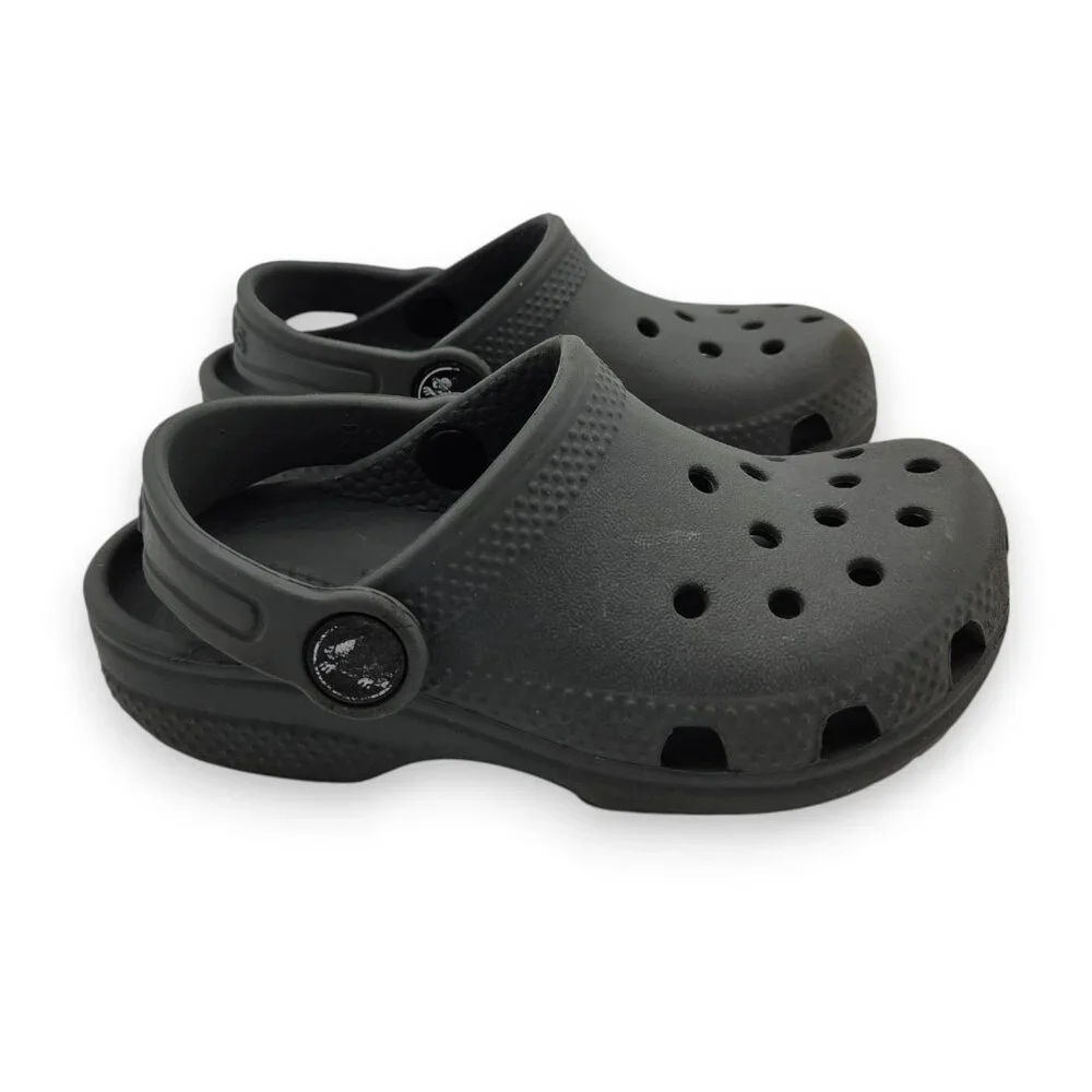 Crocs Classic Clog‎ Child 8 Grey Slip On